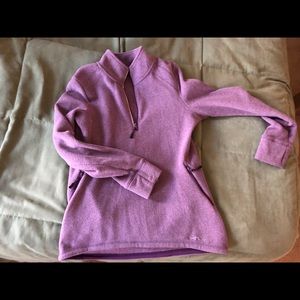 Eddie Bauer purple fleece